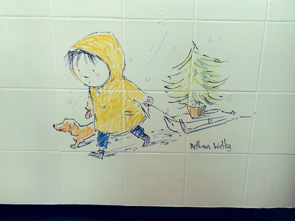 charliehacking's tweet photo. Next time you come by the @clpe1 Library, look out for this beautiful new addition to the Riddell café by @bethan_welby…🥰 https://t.co/8sF13wriEt