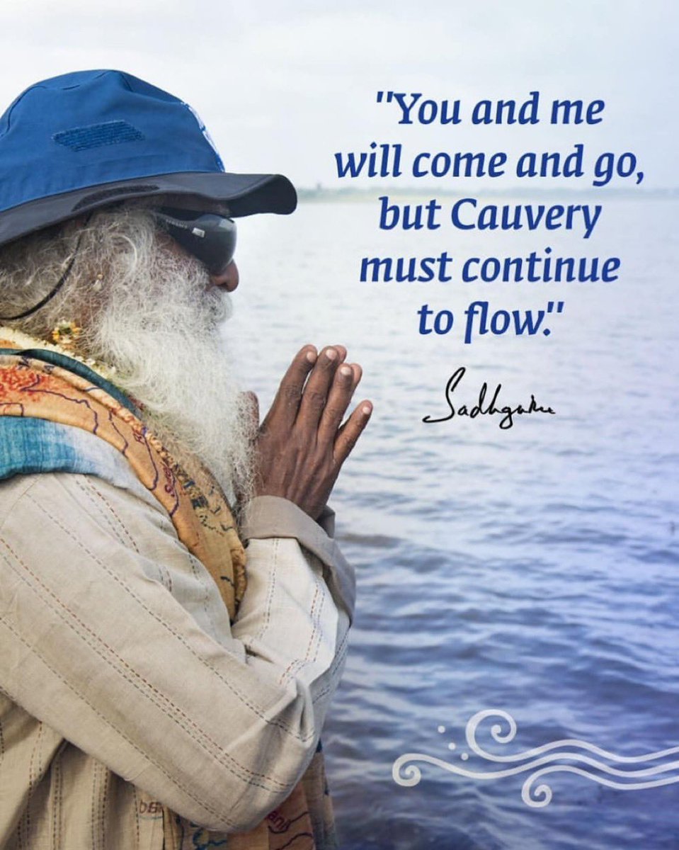 Shalini75383220's tweet photo. Rivers are the lifeline of every civilization and @rallyforrivers has been a very important step towards restoring our rivers.
I bow down to @SadhguruJV on his Birthday who took upon himself to restore our rivers #SadhguruBirthday
#RiverRevitalizationDay https://t.co/SUEFix7jqG