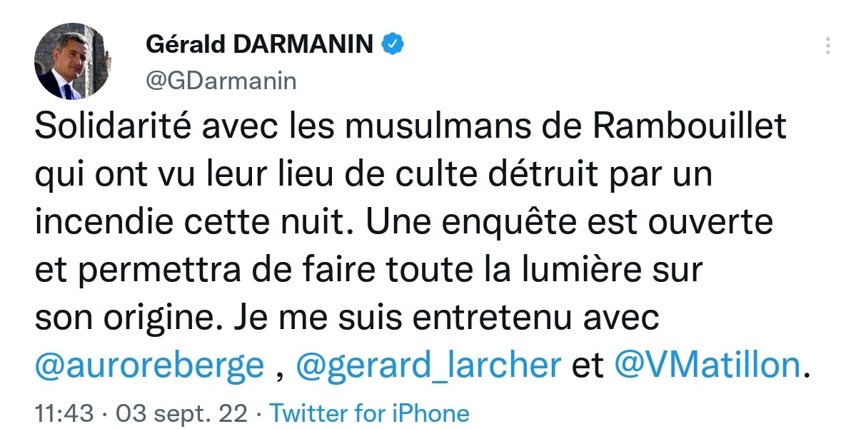 Deputee_Obono's tweet photo. Pyromane ! #Islamophobie https://t.co/kwYSvOAYoV