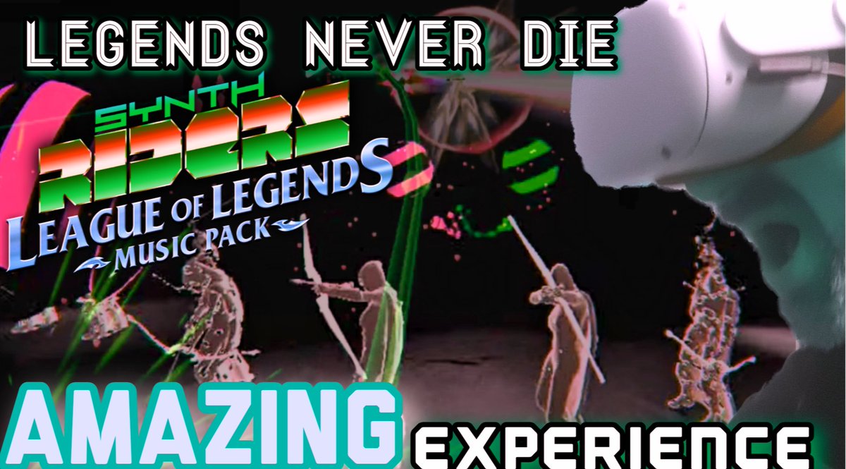 tazthekiwi's tweet photo. Legends Never Die Quest2 latest experience from the AWESOME team at #SynthRiders
#QUEST2 - @synthridersvr - DLC - #LeagueOfLegends #LegendsNeverDie #experience on #MetaQuest2 #gameplay #rythymgames, #VR, #VirtualReality
https://t.co/AGclAUrHcC https://t.co/FzXC4mkSWq