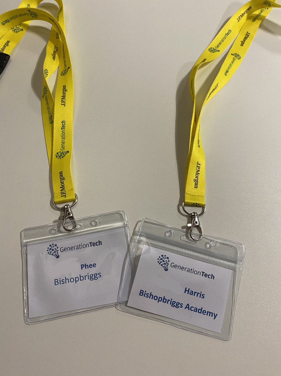 BusEdMissHarris's tweet photo. Pupils having a brilliant day @jpmorgan @generationtech representing @BishyBecs @BishopbriggsAC! Can’t wait to see what sustainable solutions they come up with! 👩🏻‍💻💻⌨️👏🏻 #skillsforlifeandwork #TechForGood https://t.co/eRFSTDXoZu