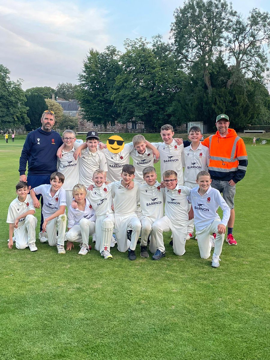 Final game of the season last night for our under 13’s. There have been some outstanding personal performances throughout the season and we have welcomed some great new players. Well done everyone 🏏😁