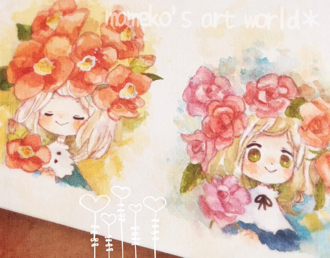 #sns秋の芸術祭2022秋ですね…!うわあ、秋かあ…素敵なタグ使わせてくださいっお花を描くのが大好きです心が温まれば嬉しいな…と思いながら透明水彩で描いてます(✿。・v・。) 