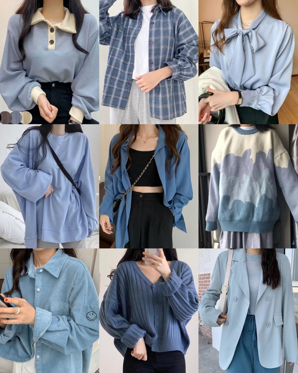 ShopeeCuties's tweet photo. Inspirasi outfit blue

- a thread - https://t.co/MwQkWjqQPH