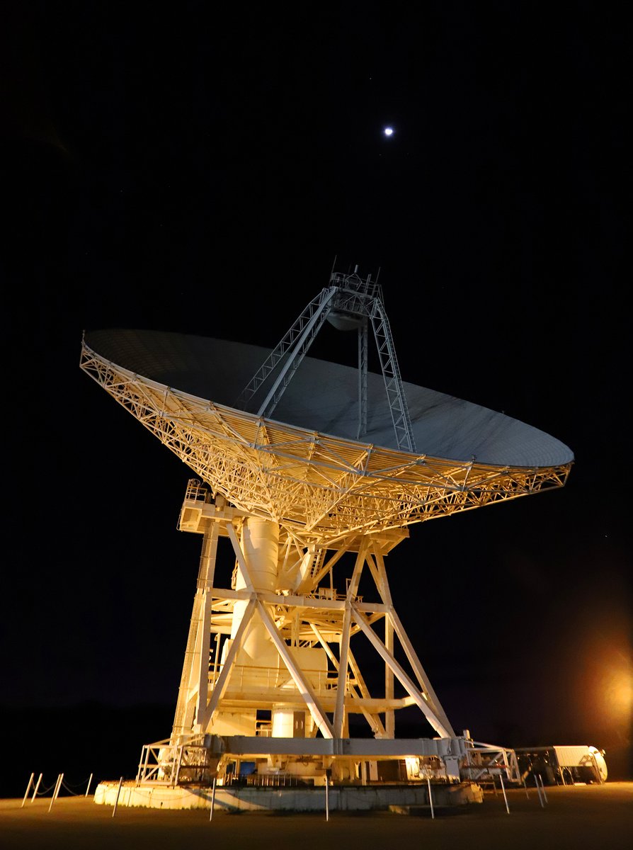 CanberraDSN's tweet photo. Approximately 70 minutes after launch, #Artemis1 will enter our local skies, where antenna Deep Space Station 34 will attempt to make contact with the spacecraft as it commences its outward journey to the Moon.📡🚀🌖
Watch: https://t.co/r97HjvmRWL https://t.co/EYofa8cU9m