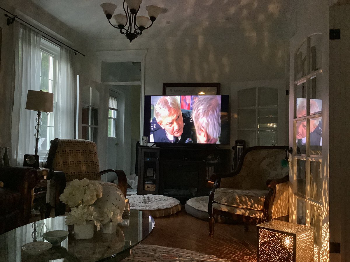 Shoshione's tweet photo. @GrahamcoleAct  Binge watching ! Looking good! https://t.co/2womXRWqqP
