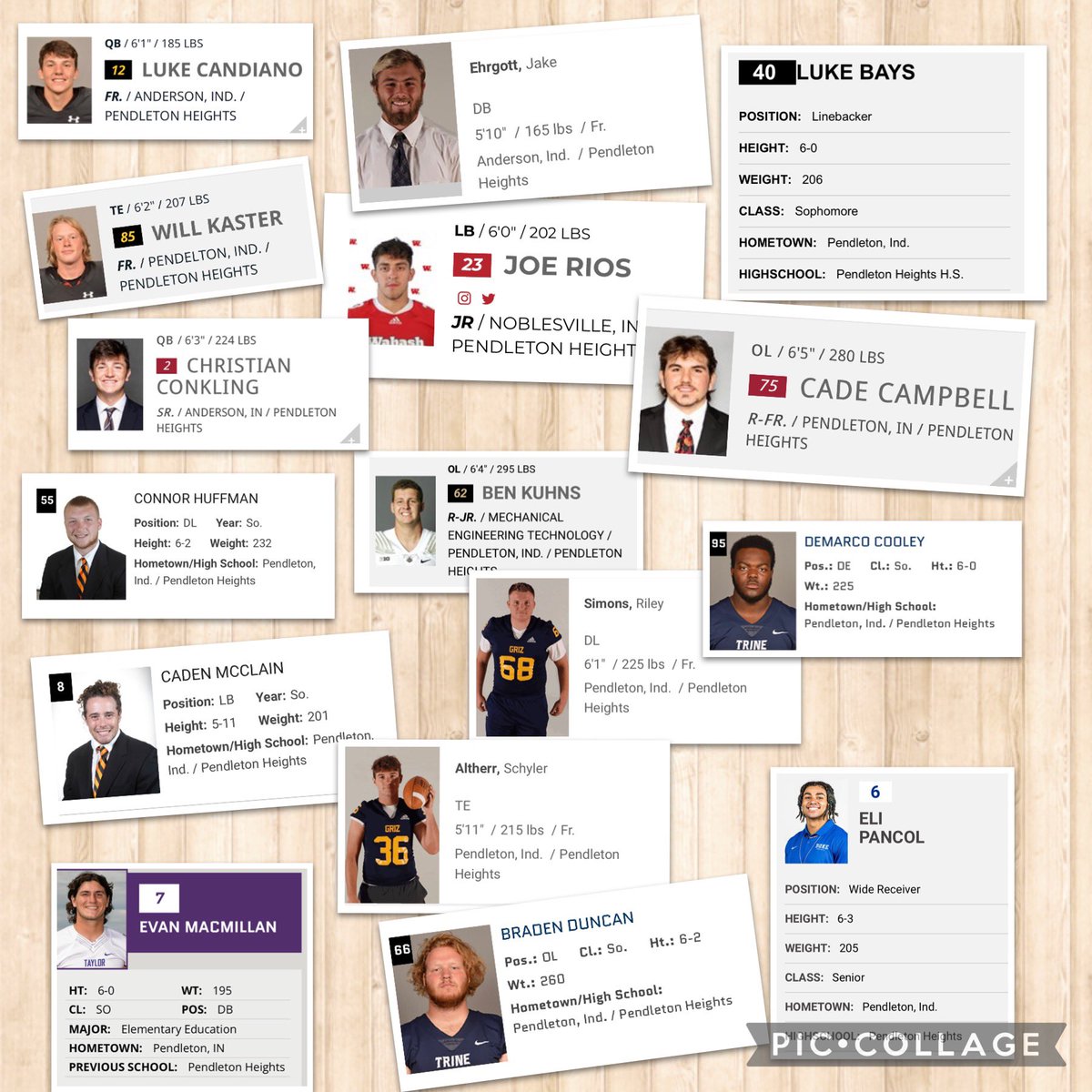 PendletonHtsFB's tweet image. Good luck to our 16 College Football Arabians as they kick off their seasons at Duke, Purdue, UIndy, Indiana Wesleyan, Taylor, Franklin, Depauw, Trine, Anderson and Wabash! Awesome representation of Pendleton Heights across college football in Indiana and beyond!