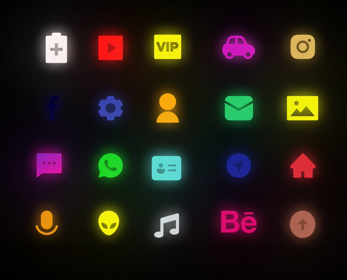_pelumi12's tweet image. I designed these neon icons. The task for day 13 of #I4G30DaysOfDesign was to play with icons. I decided to do something different and make the icons &quot;glow in the dark&quot;.
#I4GDesignChallenge @IMTConf @Ingressive4Good