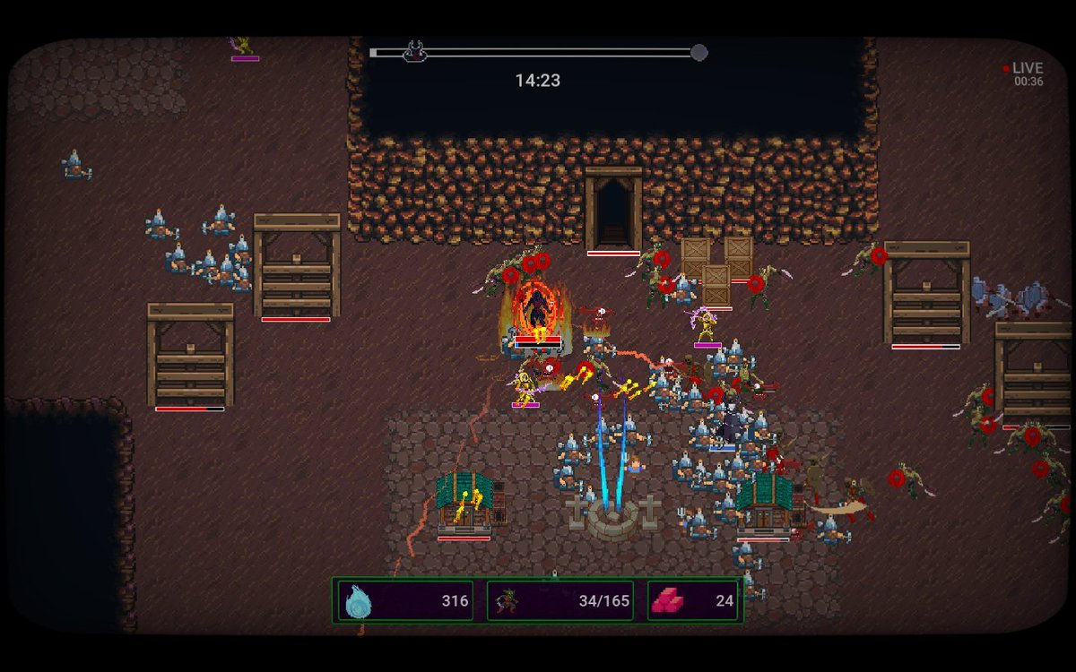 GiovanniBaller3's tweet photo. As you can see, for this #screenshotsaturday I want to show something new: The Cave stage. 
Perfect addition for the next sales.

Wishlist, buy, support us on steam!
https://t.co/ShoCRc3YmZ 

#indiegame #gamedev #indiedev #roguelike #bullethell #GodotEngine #gaming #indiewatch https://t.co/tAOu4zBMgr