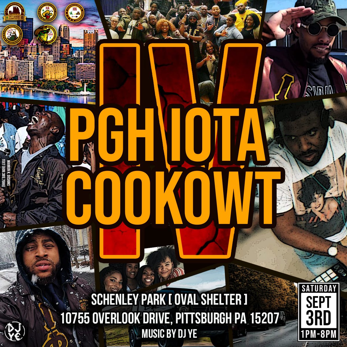 IotaMastermind1's tweet image. Let The Movie Begin!!!

PGH Iota CookOWt IV
TODAY
1PM to 8PM
Schenley Park (Oval Shelter)
10755 Overlook Drive, Pittsburgh, PA 15207
Music by @DjYe
#iotaphitheta #etaalpha #etanu #thetaalpha #thetadelta #betaomicronomega #ACR #pacertified #ipt1963 #WesternPA #PittsburghIotas