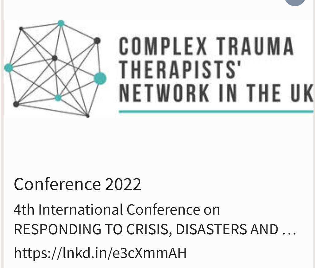 flourish_create's tweet photo. I am attending the 4th International Conference by the Complex Trauma Institute today "Responding to Crisis, Disasters &amp; Traumatic Events".
Great CPD day, wonderful speakers.
https://t.co/MA2z9XZlHj
 #trauma #events #cptsd https://t.co/FMFL3YlMgp