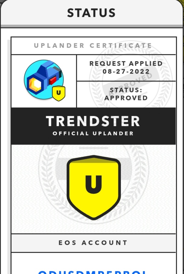 Trendy_Baba_'s tweet photo. Now an official Uplander! @Uplandme
#upland #uplander #trendster #mohit_trendster #game #virtual #achievementunlocked #yay https://t.co/c8KmnThzwd