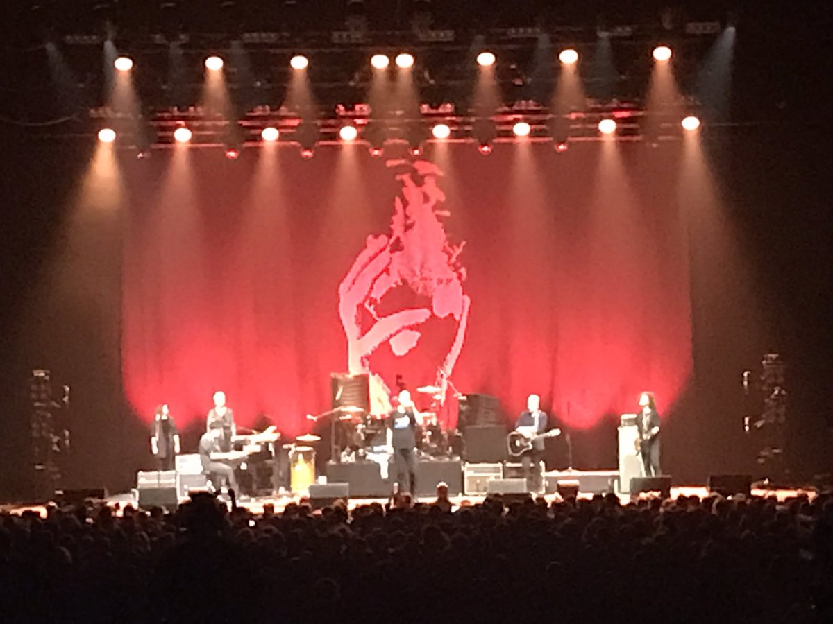 Skunkie_C's tweet photo. Just came from the @midnightoilband concert in Auckland. After 30+ years they still got it! Raw, uncompromising, full on political rock at its best &amp; still relevant. Loved it! Happy birthday Rob Hurst #ResistTour I’m on such a high, I’m not even upset about the Wallabies https://t.co/LNv7cIsldD