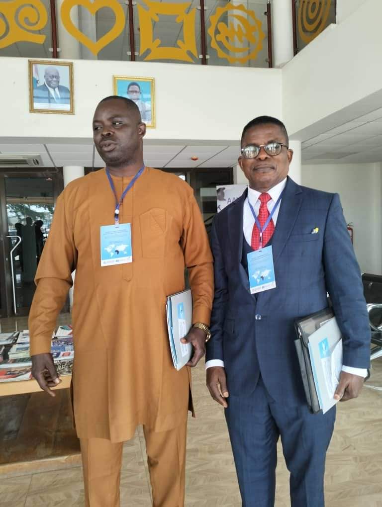 AcespedU's tweet photo. ACE-SPED resource personalities Prof. C. Nwosu and Prof. Victor  Aigbodion represented the centre at the just concluded World Conference on Education &amp; Restitution held at the Association of African Universities Headquarters in Accra,Ghana. https://t.co/CMipEEVUKL