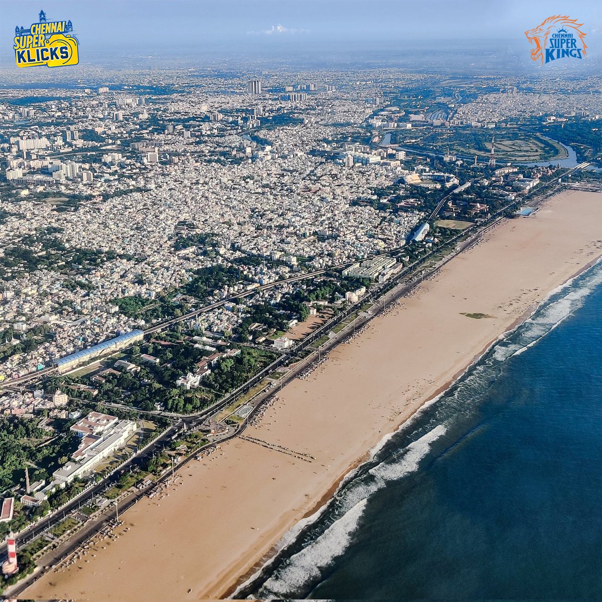 8M Hearts of Yellove! One City! 

Drop your best 📸 of Namma Singaara Chennai with #ChennaiSuperKlicks 🥳

📸: @sivaraamakrishn 
#WhistlePodu  #Yellove 🦁💛