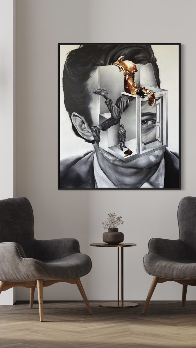 “THE SECRET MACHINE” 
Original Artwork 120 x 100 cm