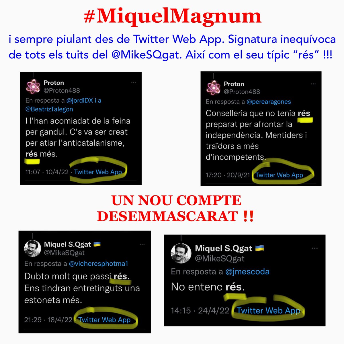 Montse_NYC's tweet photo. El brut del #MiquelMagnum, actual @ MikeSQgat, dient q és de FDP parlar malament d’altres x DM
Doncs #ZASCAPAM,
—Tu deus ser un dels #Fillsdeputa x vantar-te d’haver xapat els ctes d’un amic i a sobre difamar-me dient q sóc jo,
x DM amb aquesta noia a qui assetges i et bloca‼️ https://t.co/1yddMaGge4