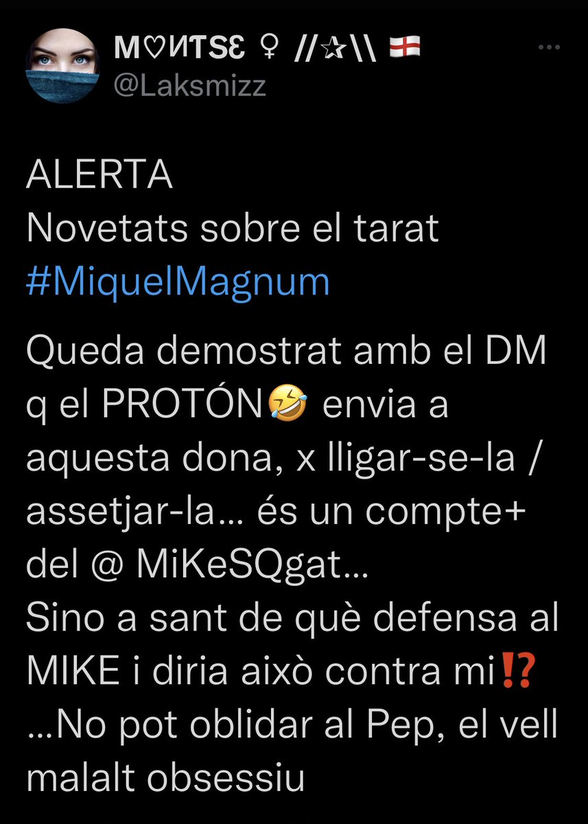 Montse_NYC's tweet photo. El brut del #MiquelMagnum, actual @ MikeSQgat, dient q és de FDP parlar malament d’altres x DM
Doncs #ZASCAPAM,
—Tu deus ser un dels #Fillsdeputa x vantar-te d’haver xapat els ctes d’un amic i a sobre difamar-me dient q sóc jo,
x DM amb aquesta noia a qui assetges i et bloca‼️ https://t.co/1yddMaGge4