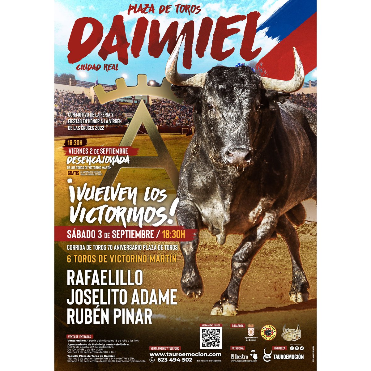 Os espero a las 18:30h en #Daimiel.