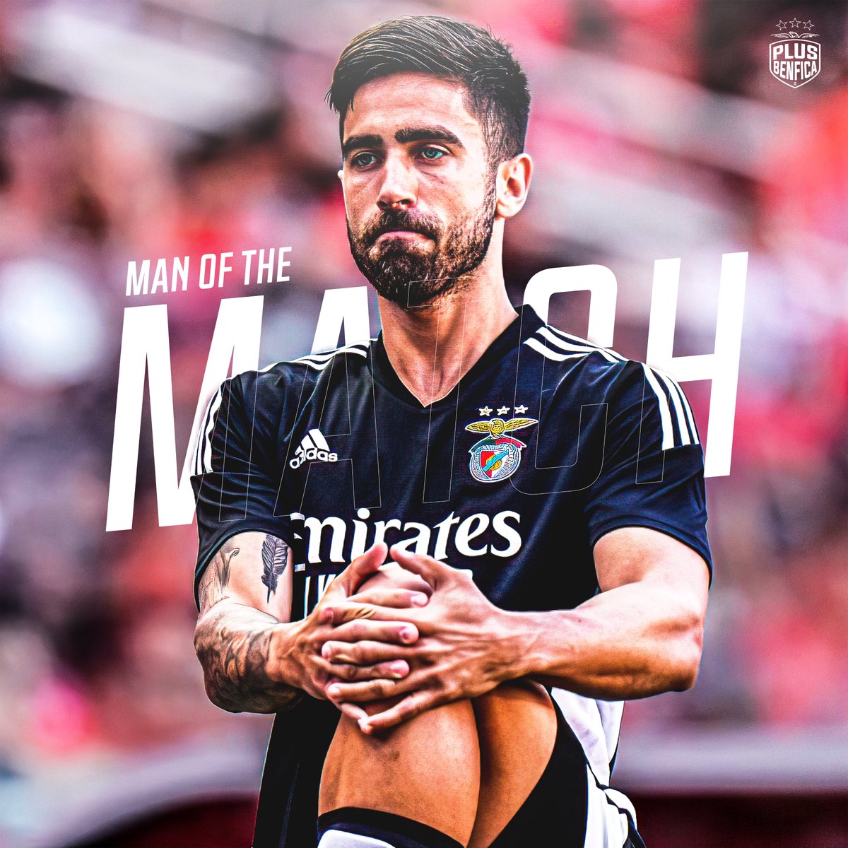 plusbenfica's tweet photo. Com 2 golos, Rodrigo Pinho foi premiado #MOTM neste jogo da equipa B frente ao Leixões, vitória das águias por 2-1 🦅 #SLBLSC #Liga2Sabseg https://t.co/kqU1zXZt9e
