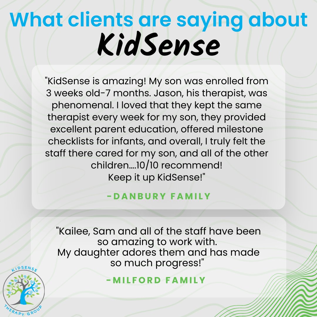 Feeling the love from our clients!
We are so lucky to work with such amazing families!
#kidsense #grateful #reviews #fridayfeels #danburyct  #milfordct