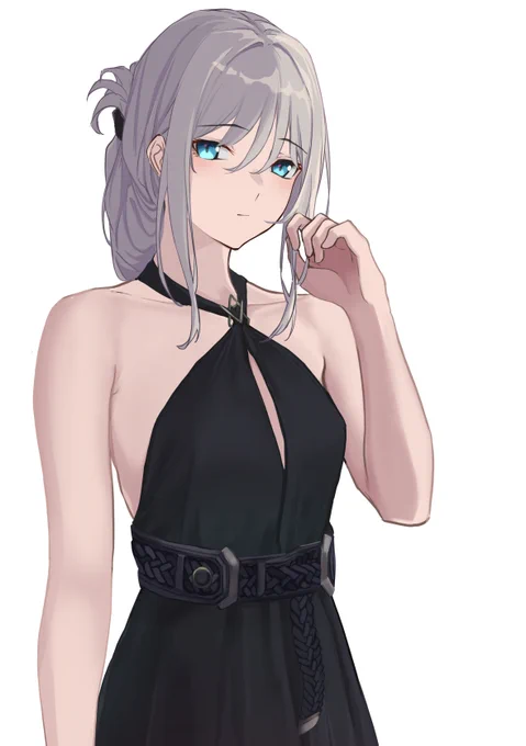 ドルフロのAN-94ドレススキンの94(気づいたらアニバーサリー期間も終了して9月になっちゃってる...)#ドールズフロントライン#イラスト練習 