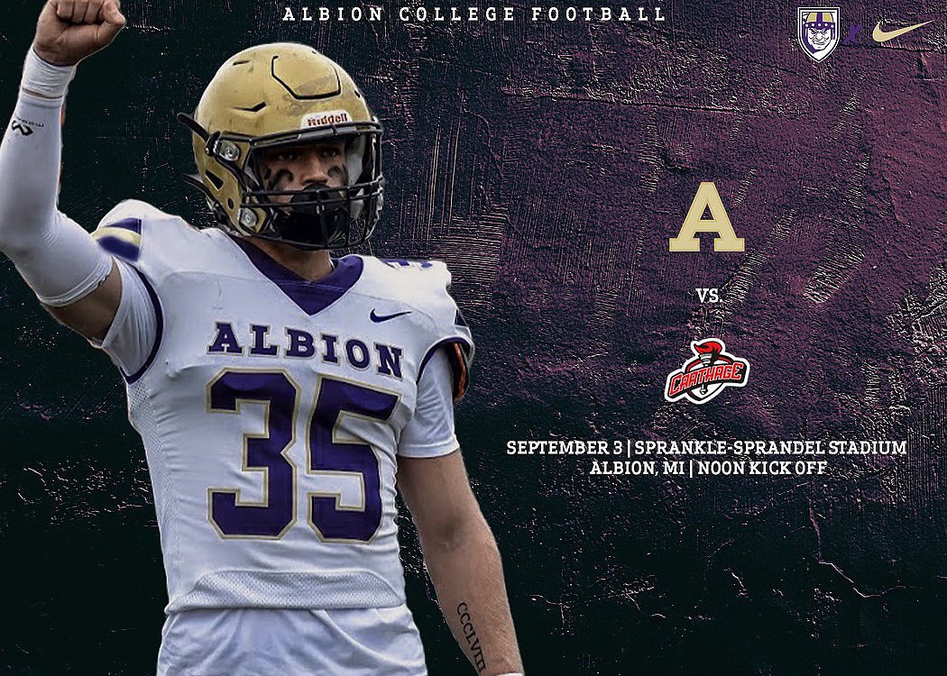 AlbionFootball's tweet photo. It’s finally GAME DAY. Kickoff @ NOON. Sprankle-Sprandel Stadium. #BBE #PPP #THEALBIONWAY https://t.co/uTaFf18SJs