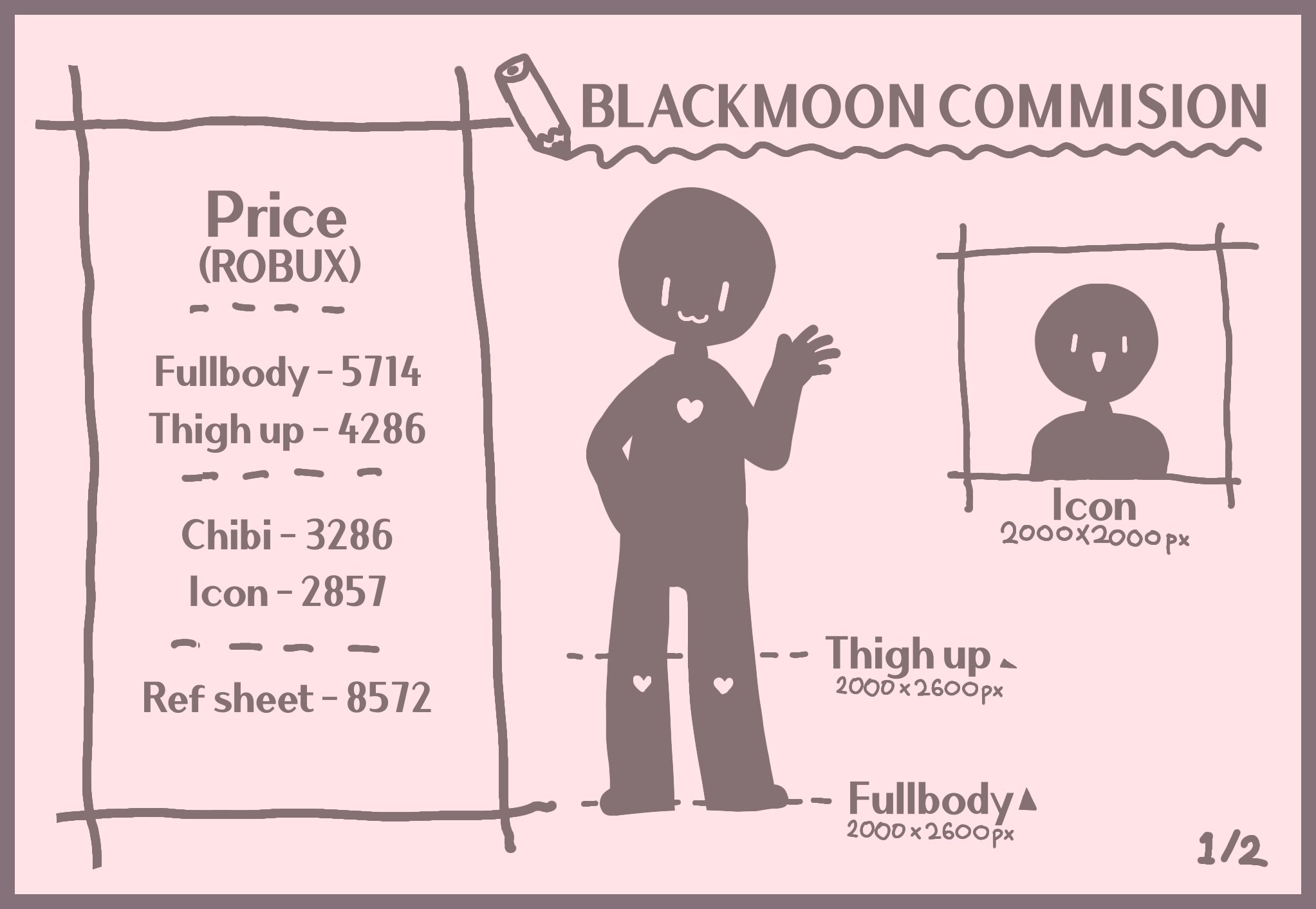 (closed) Blackmoon Commision on Twitter: "📝 https://t.co/4zokN2YAId
