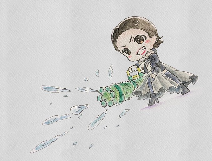 水鉄砲のtwitterイラスト検索結果