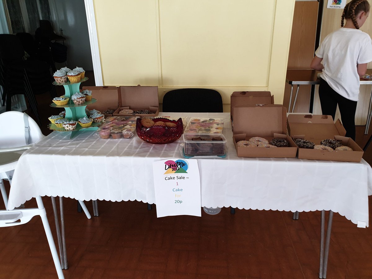 CcLittlecoates's tweet photo. All set up for todays fun day organised by Lifestyle group Western Gangsters. All welcome
#Raffle #Tombola #CakeStall #JumbleSale #GlitterTattoos and more https://t.co/FVceqcZmnU