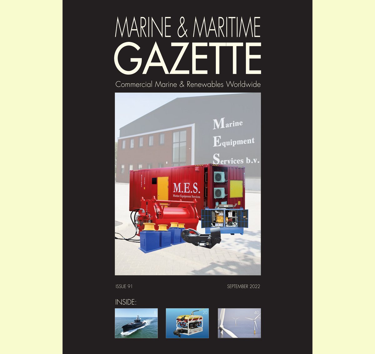 MMG September OUT NOW
Features #subsea #maritimepower #renewables
@jenkins_marine @OrkneyHarbours @Sidus_Solutions @Damen_component @WatermotaLtd @Echomax1 @CWind_Ltd @TeignbridgeProp @IrishLights @damen @TritexNDT @saxtonmarine @JayeDry 

Read issue at: issuu.com/bljournals/doc…