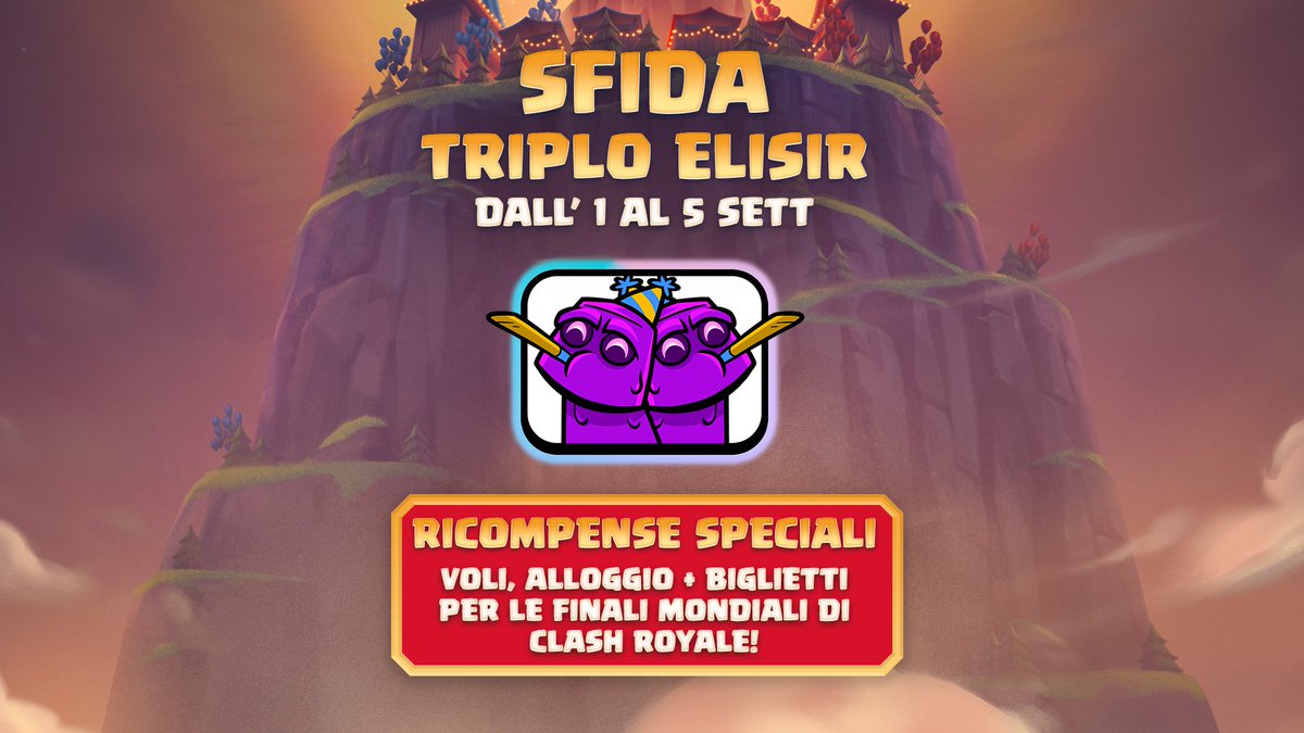 Giocate nella sfida 'triplo elisir' e ottenete la possibilità di vincere dei biglietti per assistere alle Finali mondiali CRL a Helsinki! 🤯 Più informazioni qui 👇 supr.cl/3B97VUC