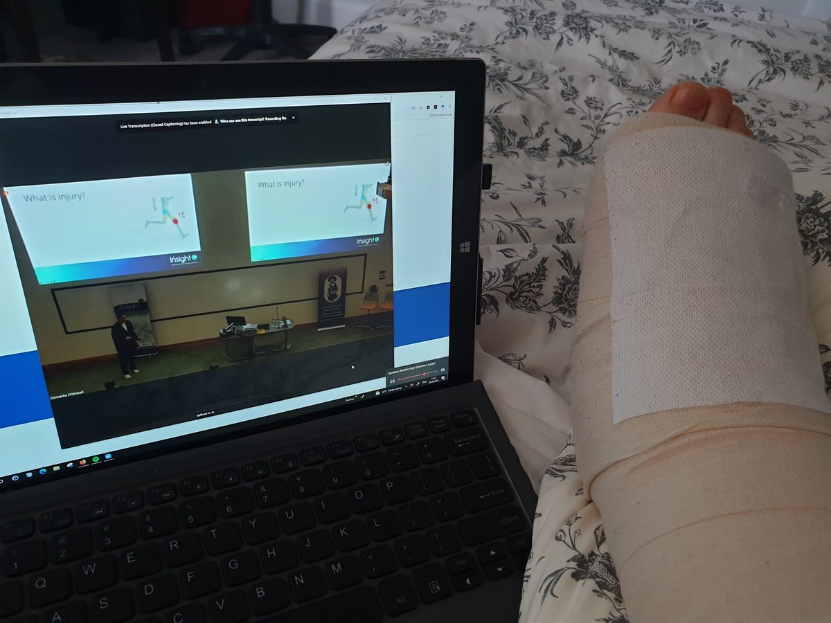 AFayneCupitt's tweet photo. Many thanks to the Insight SFI Research Centre for Data Analytics and @JKiernanFund
for both organising this fascinating group of highly knowledgeable speakers and live streaming the Seminar. Am finding the references to injury prevention particularly relevant.... https://t.co/esKY18t54e