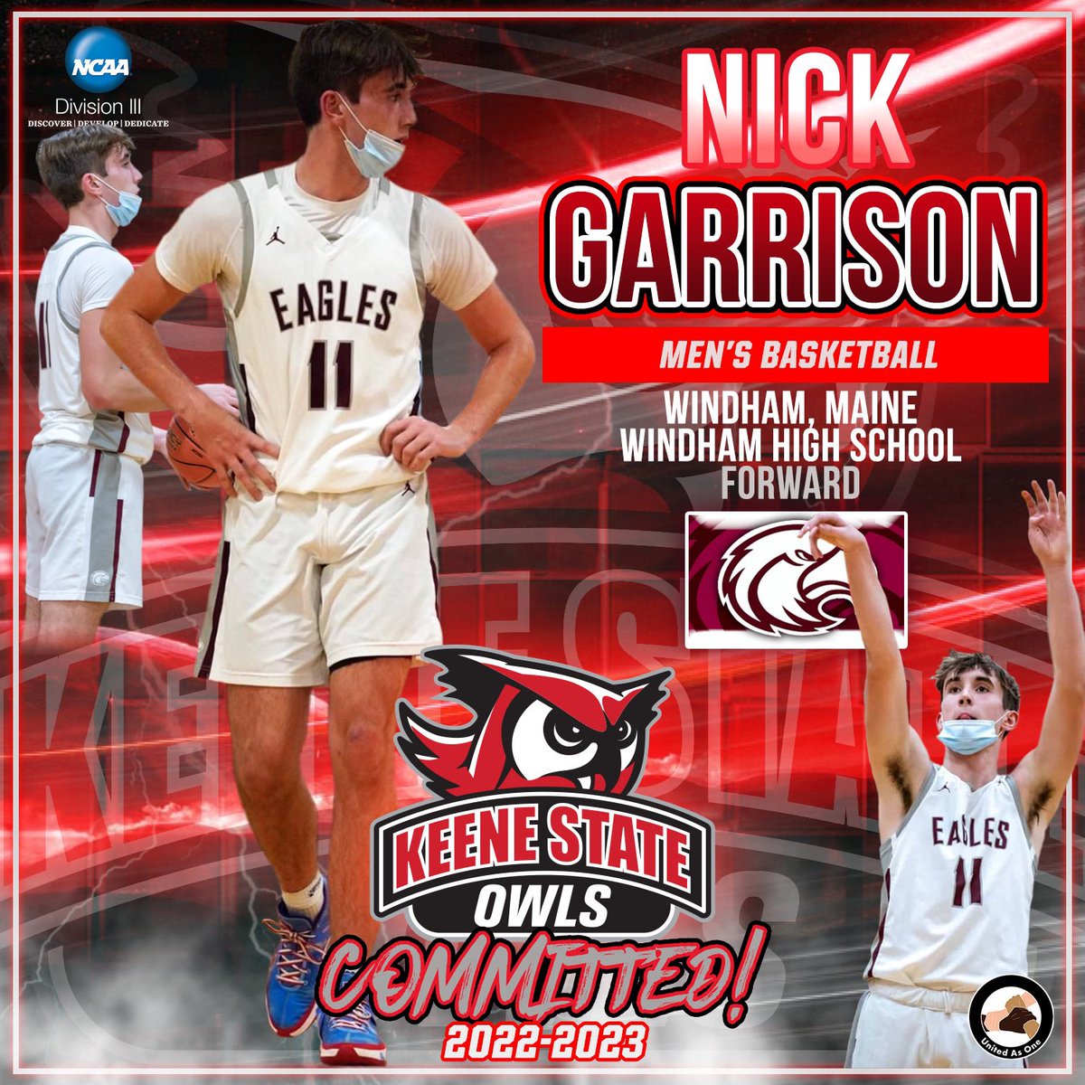 KSCBasketball's tweet photo. Today we are excited to introduce the sixth member of our 2022-2023 class, Nick Garrison! Nick is a freshman this fall. Welcome to Owl Nation!🦉🏀
#KSCMBB https://t.co/elgMLjFGJ3