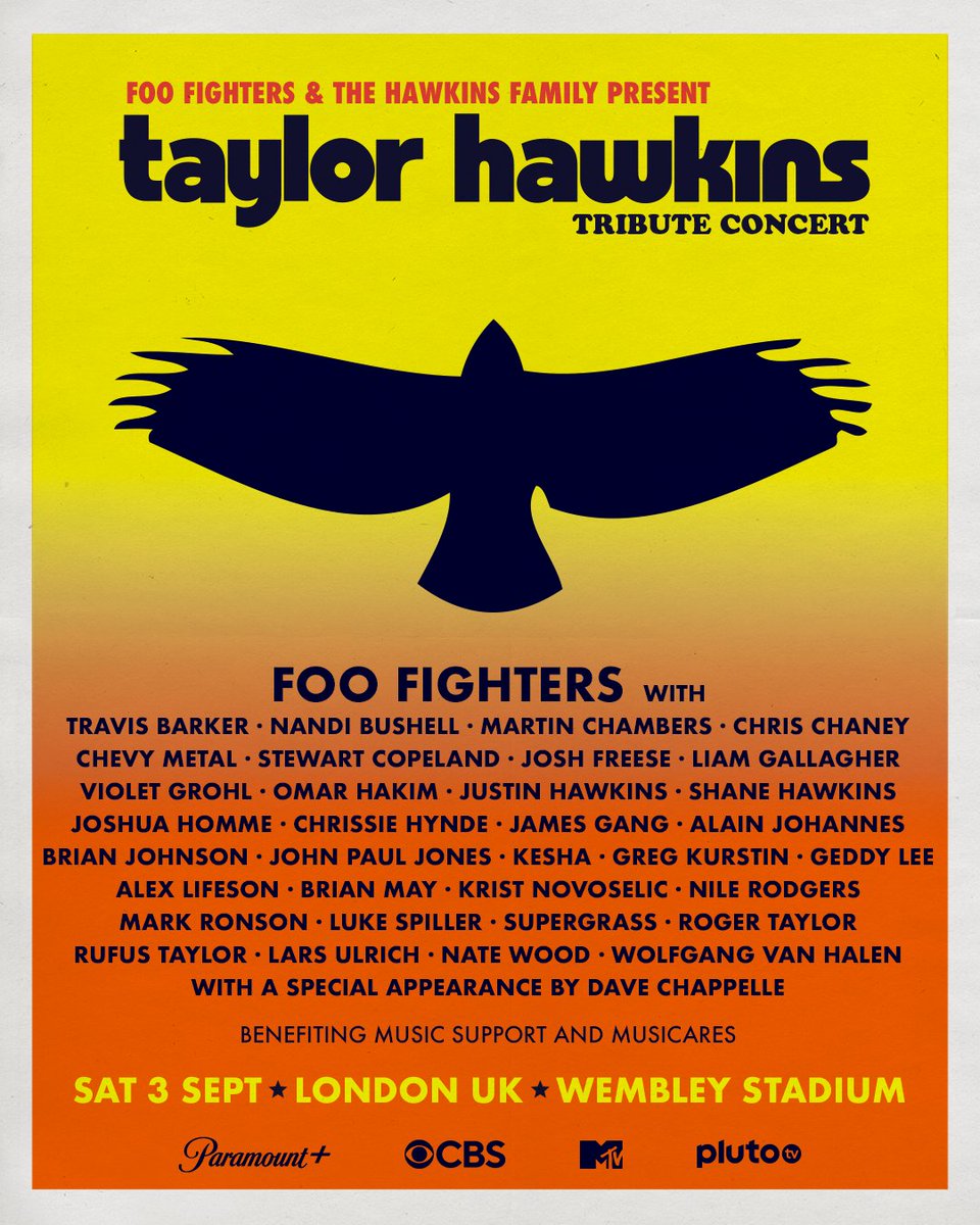 MrsRemnant's tweet photo. #taylorhawkinstribute 
Tune in today - 11:30am EDT / 8:30am PDT. 🖤
https://t.co/PyvGw9q7cq https://t.co/3o5lQOS8j3