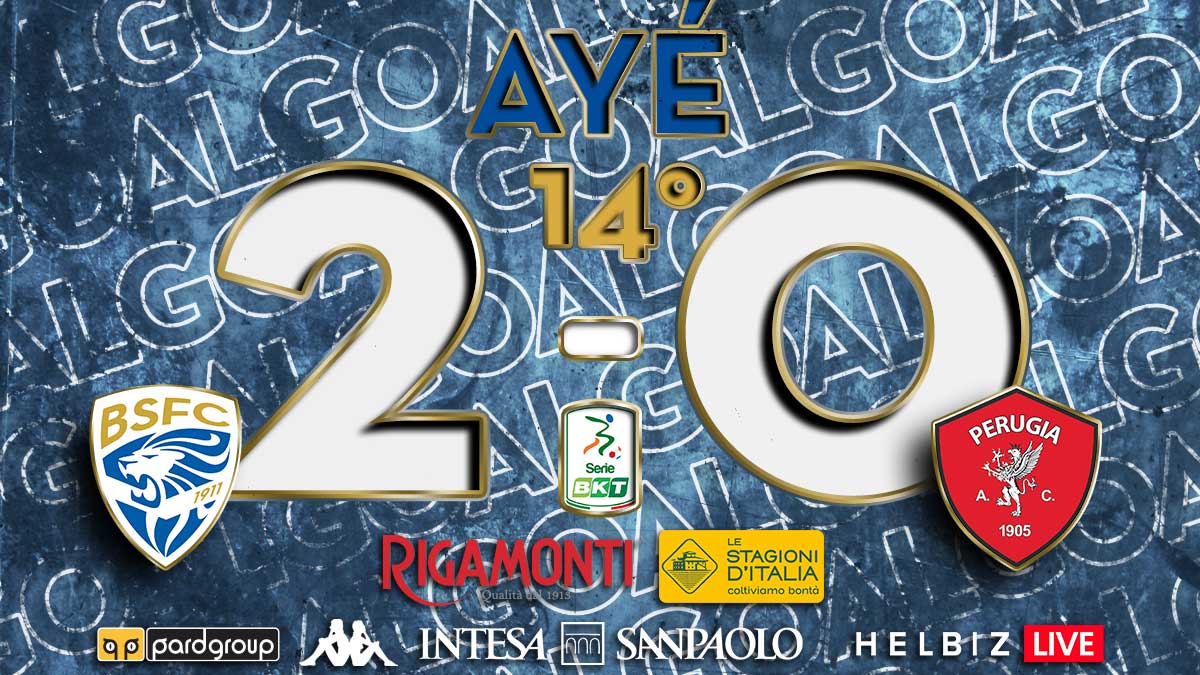 BresciaOfficial's tweet photo. β½ π₯
| GOLLL!!!
Al minuto 14Β° AyΓ© segna per il Brescia.
Brescia π Perugia 2 - 0
#BREPER
#SerieBKT
#ForzaBrescia π΅βͺπ¦ https://t.co/HGK2lgehZr