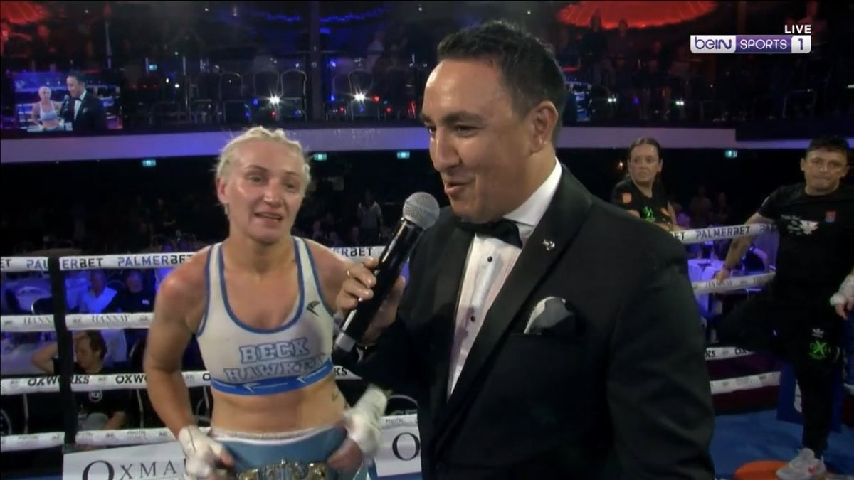 OldmateBigJ's tweet photo. Congrats to Bec hawker and #aceboxing a new #wiba featherweight champ. Bec now joins the likes of @susieqramadan1 @shotgunshannon1 @di_prazak Erin McGowan and Chernka Johnson who were all former champions. Hawkers record is now 9-0. @Terel_Vann @femalefightzone @FightView360 https://t.co/l3eR1ahVUu