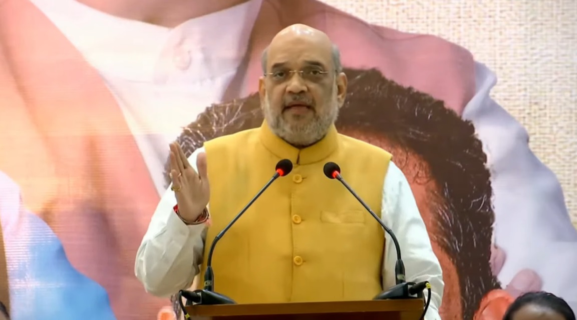 BJP4India's tweet photo. In the remembrance of Baba Saheb Ambedkar, Panch Teerth has been built by the PM Modi-led govt.
- Shri @AmitShah https://t.co/v3CfVO2UTb