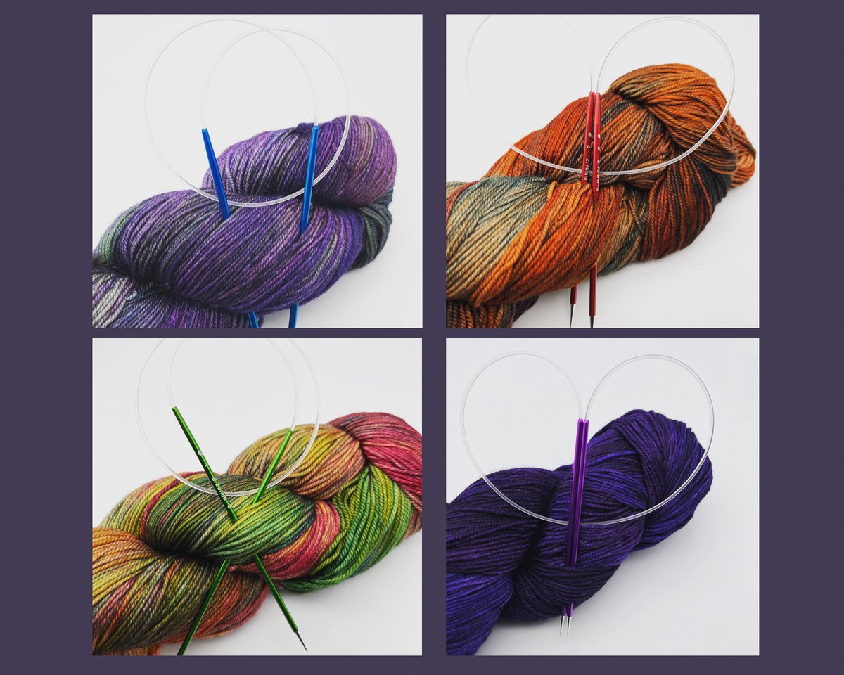 SignatureNeedle's tweet photo. Labor Day Sale! 10% off Circular Sock Knitting Needles. This includes sizes 01/2.25mm, 2.50mm, 02/2.75mm, &amp; 3.00mm. We have overall lengths from 9” to 47”. Available individually or in sets. Sale ends Sept. 6th at midnight CDT. @SignatureNeedle https://t.co/Y7chI7GmQN