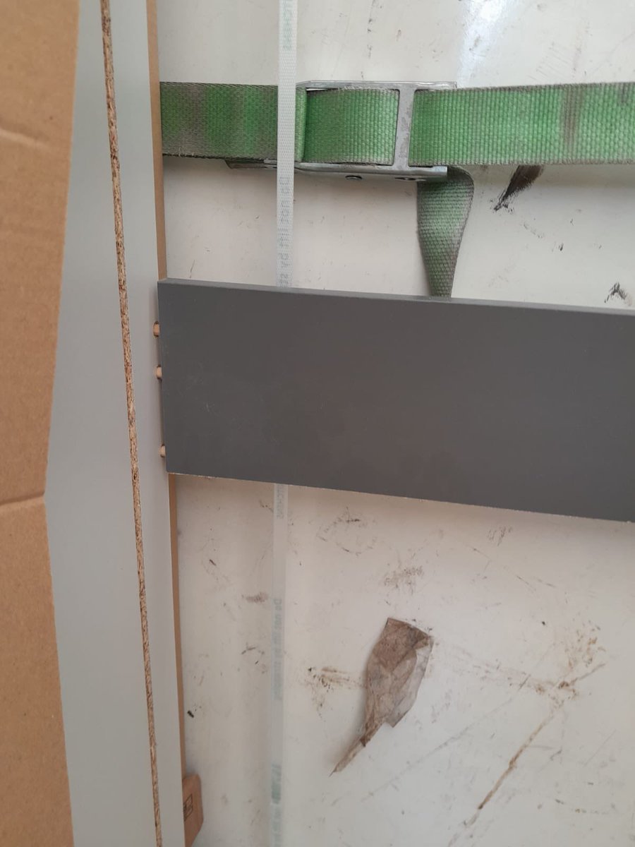 Hi <a href="/WrenKitchens/">Wren Kitchens & Bedrooms</a> Do you really think it’s acceptable for your drivers to deliver my kitchen tower units like this? Oh, and just for good measure, this is the second delivery because the first ones were damaged by your courier drivers on Aug 25th…