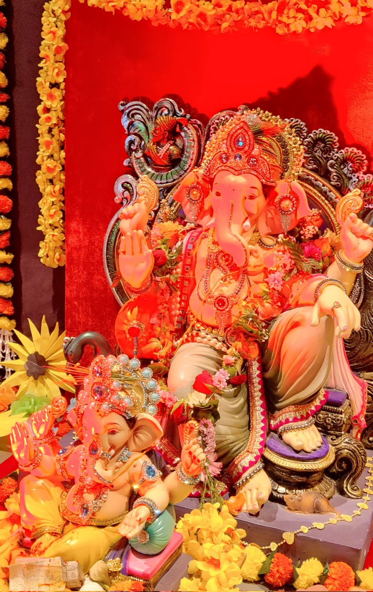 RadhikaRajgopal's tweet photo. This feels so much home now !
#GanpatiBappaMorya #StockholmRaja2022 https://t.co/sZz7wfdmFO