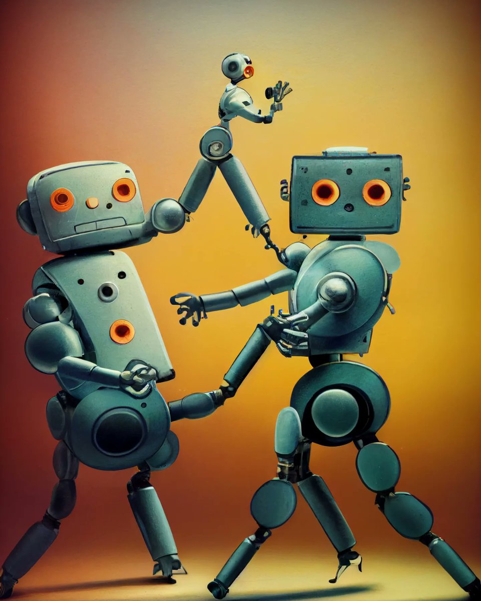 IoLibros's tweet photo. A veces bailo con dos piernas izquierdas 🤖 https://t.co/lVQnRKaVWs