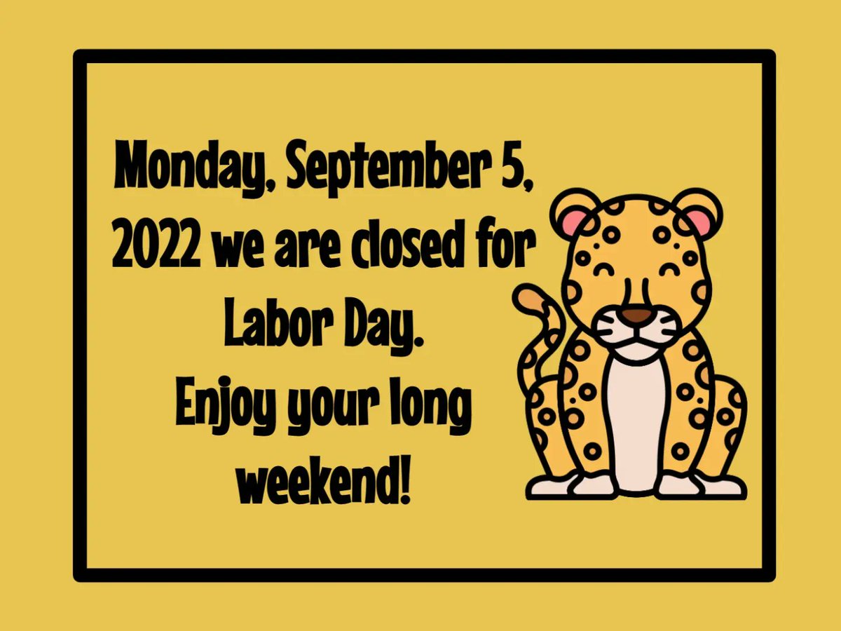 SuzanneSell's tweet photo. Enjoy your long weekend, students! You worked hard this first week; you deserve it! https://t.co/04IhxbAcKM