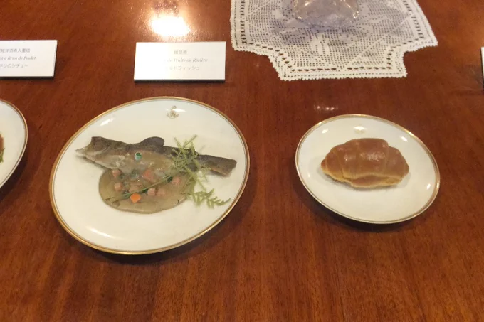 昭和5年出雲艦上午餐会再現料理。 