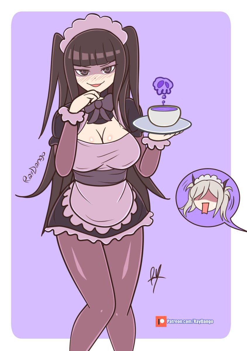 Tehe even as a maid won't stop me from testing a few hex on somebody~