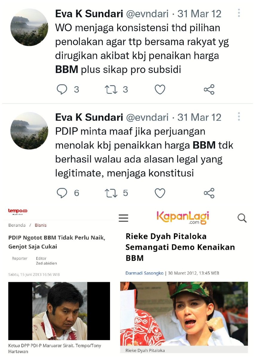 ekowboy2's tweet photo. Dulu BBM naik gope pada ribut jual air mata buaya berharap iba.. 

Kini saat berkuasa pada kemana ya congornya!! https://t.co/CqoxIJU8o8