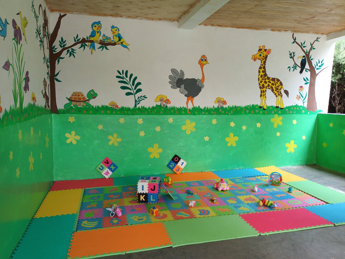 N4ED_Org's tweet photo. A new Early Childhood Development Corner (ECD corner) at the Lafto public health center. 
Special thanks to 
- Dallol Creative Arts for their magical art talent
- @AradaStore for the donated mats
- The volunteers from the health center and #N4ED 
#earlychildhooddevelopment #ECD https://t.co/GooqL6qM7U