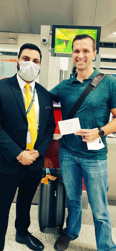 WeAreDEL_United's tweet photo. Congratulations 🌟  to our Premier 1K Mr. Raymond Wall for completing his 1st million miles with @united 🥳  Thank you💛. #psproud @weareunited @Hrsh_rathee @shaz11jan @RanaKumain2013 https://t.co/ZfdxUA4eDL