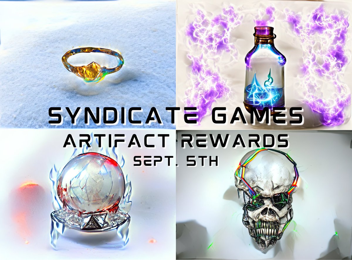 TheFacelessMany's tweet photo. To anyone who has won the #SyndicateGames and earned (or purchased) an Artifact #NFT, make sure you're holding it in your wallet on Monday.
Each wallet will be sent ~1 $EGLD per Artifact👀.
Not bad for 4 weeks of holding- and you'll continue to get paid forever. #CorruptedNFT https://t.co/wrC2c0mfcY