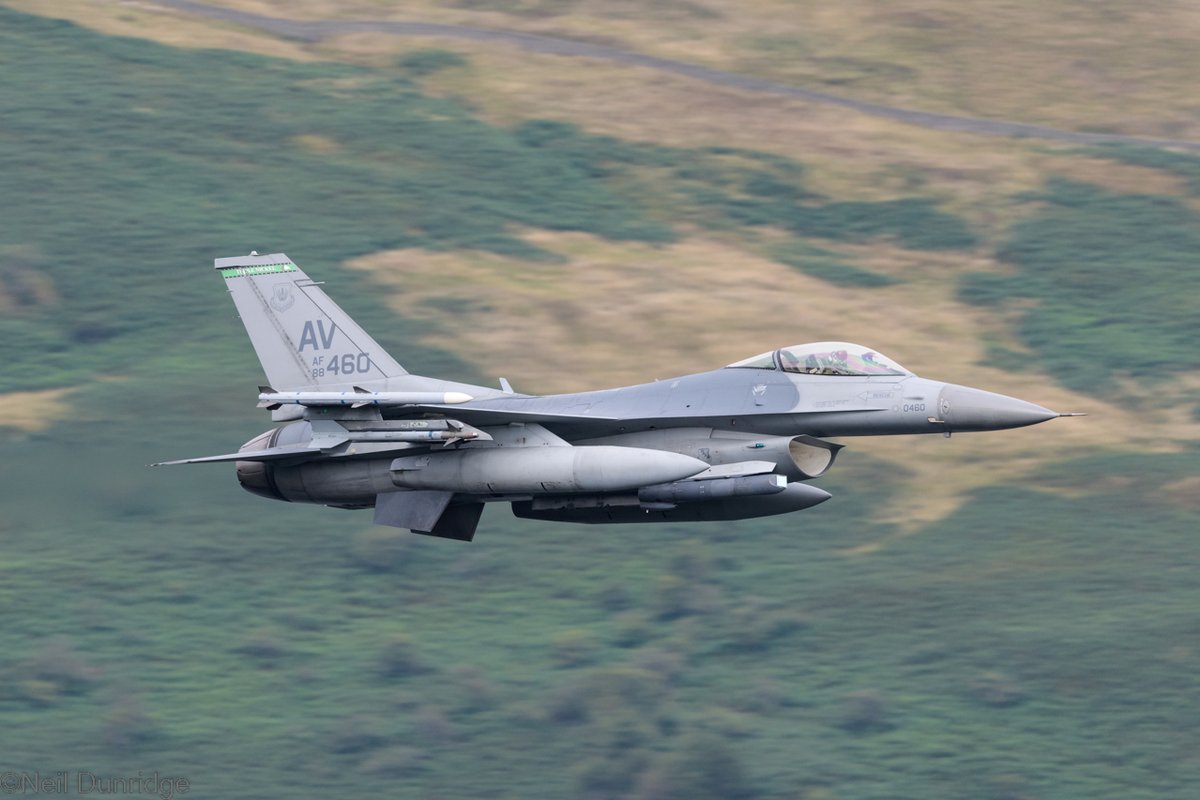 Chiv63's tweet photo. With the #555FS Triple Nickel F-16s from @31FW @AirAviano on exercise at @48FighterWing it was always worth heading for LFA 17. On Tuesday four flew past my location with one slightly getting the sun on it. Hopefully they will fly low level in-between Cobra Warrior missions https://t.co/NCgIc7g6Wi